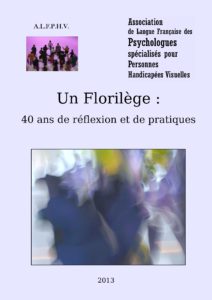 Couverture du livre Le Florilège avec une photo de flou tout en couleurs bleue, noire, verte et violette.